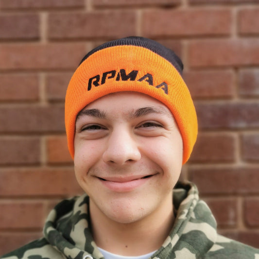 RPMAA Black & Orange Beanie (Without Bobble)