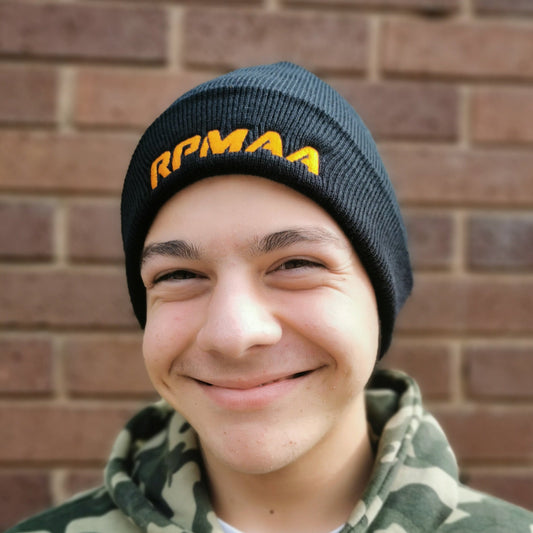RPMAA Black Beanie (With Bobble)