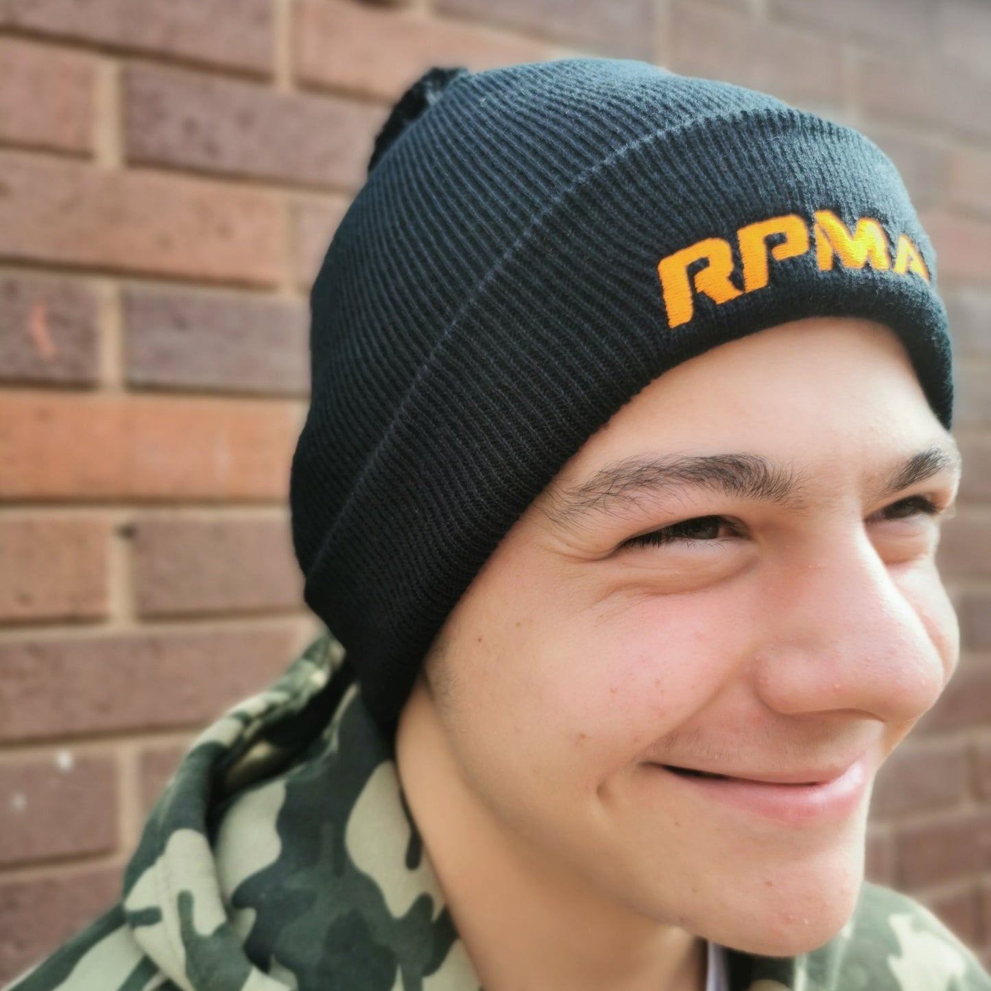 RPMAA Black Beanie (With Bobble)