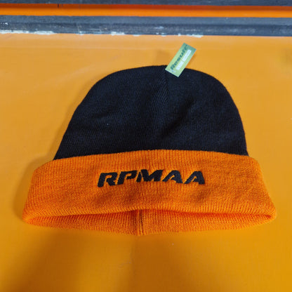 RPMAA Black & Orange Beanie (Without Bobble)