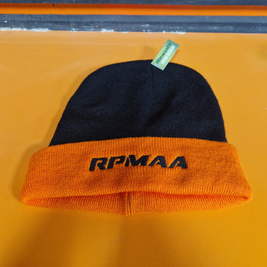 RPMAA Black & Orange Beanie (Without Bobble)