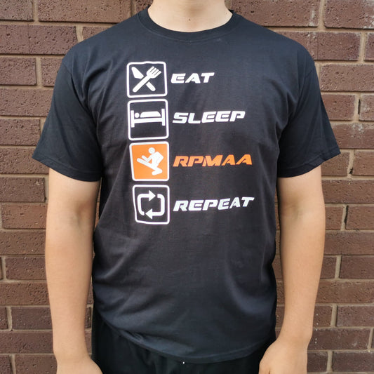 RPMAA Eat, Sleep, Repeat T-Shirt